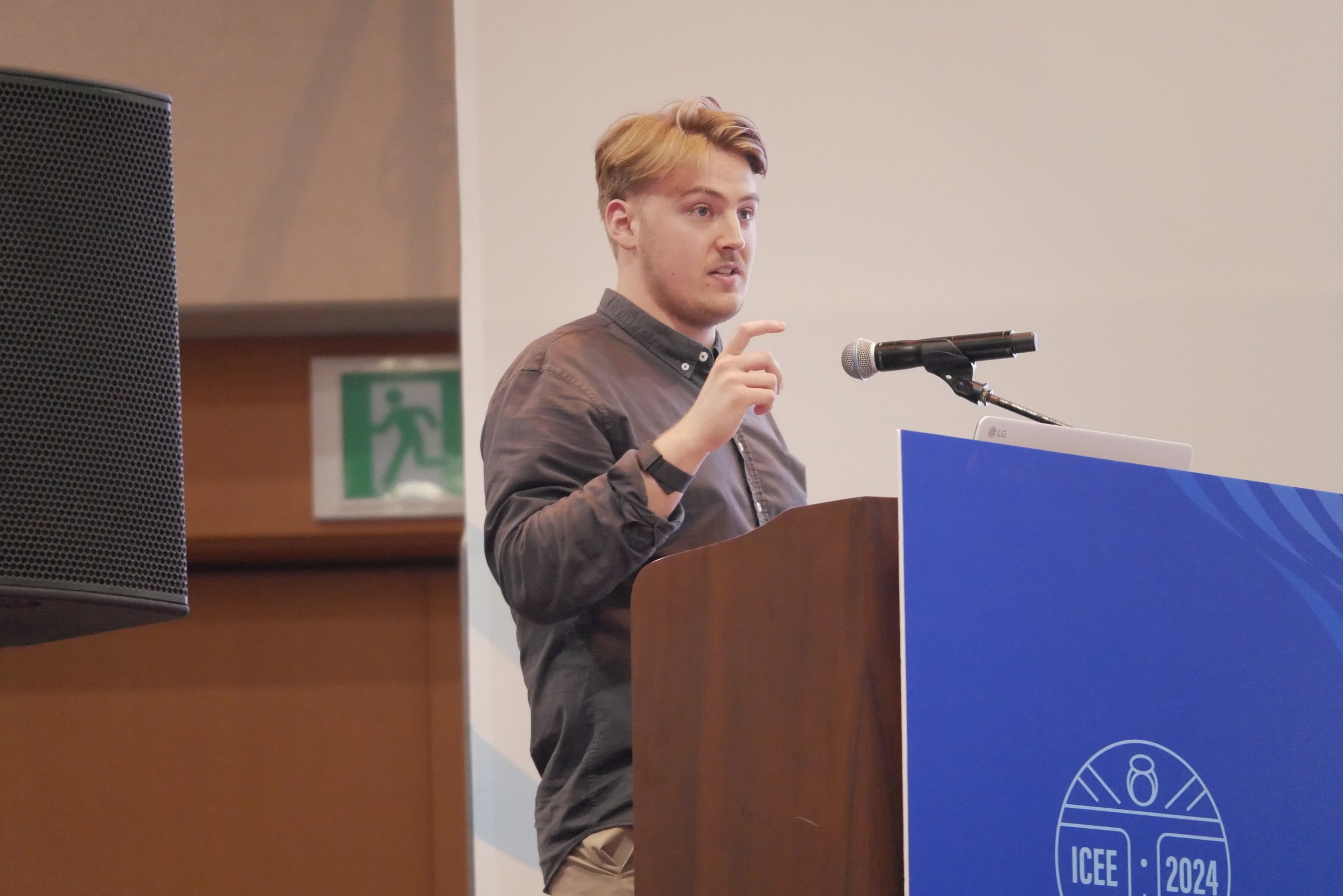 Dirk Dugdale-Duwell at ICEE 2024 Conference